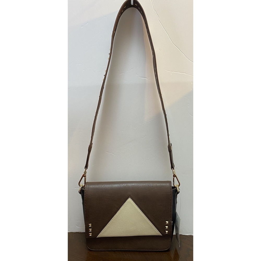 Steve Madden Shoulder Purse Bag Brown/Multi Design‎